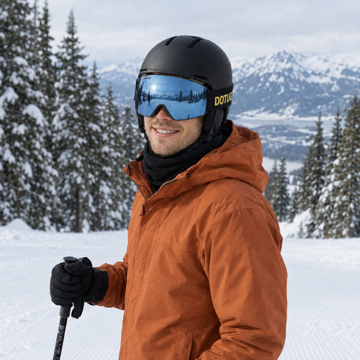 Alpine 1 ski goggles – on the mountain – slope | Snowgest
