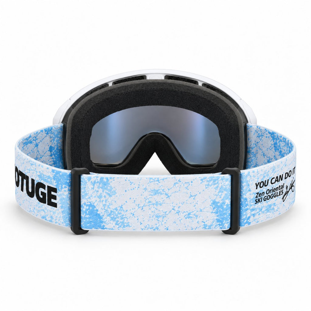 Ember ski goggles – rear view | Snowgest