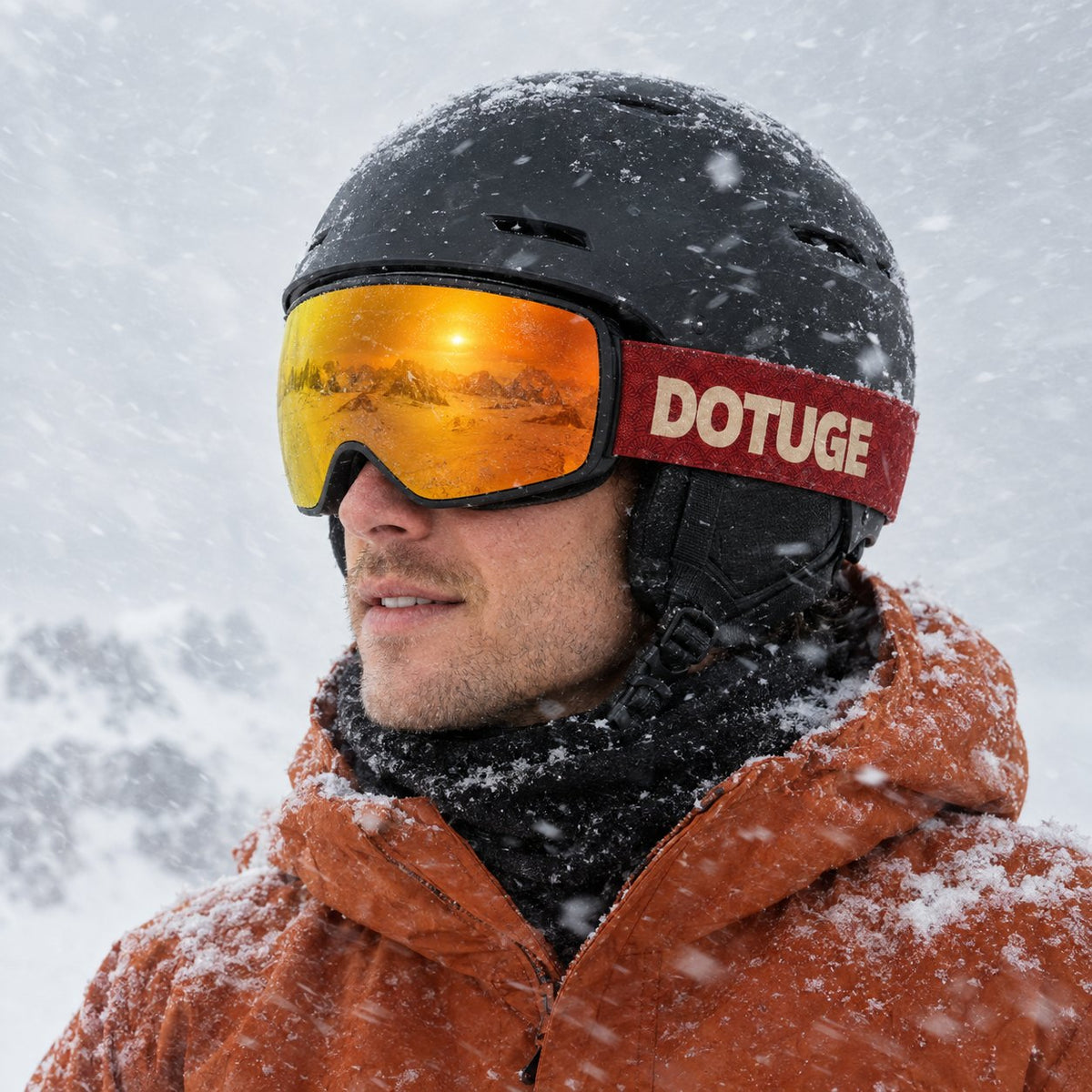 Halo 1 ski goggles – on the mountain – storm | Snowgest
