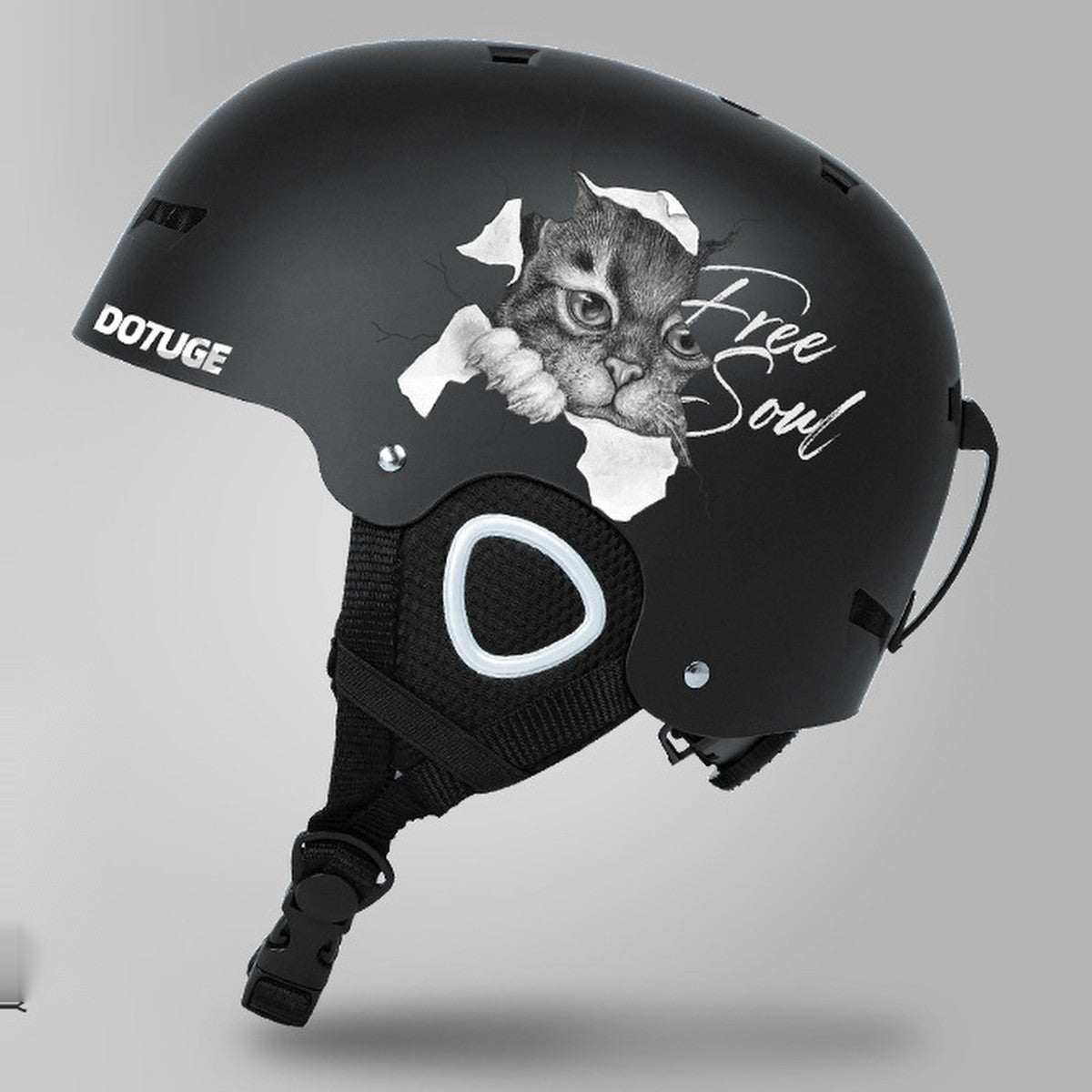 Summit Ski Helmet | Snowgest-Black – Free Soul & Cat
