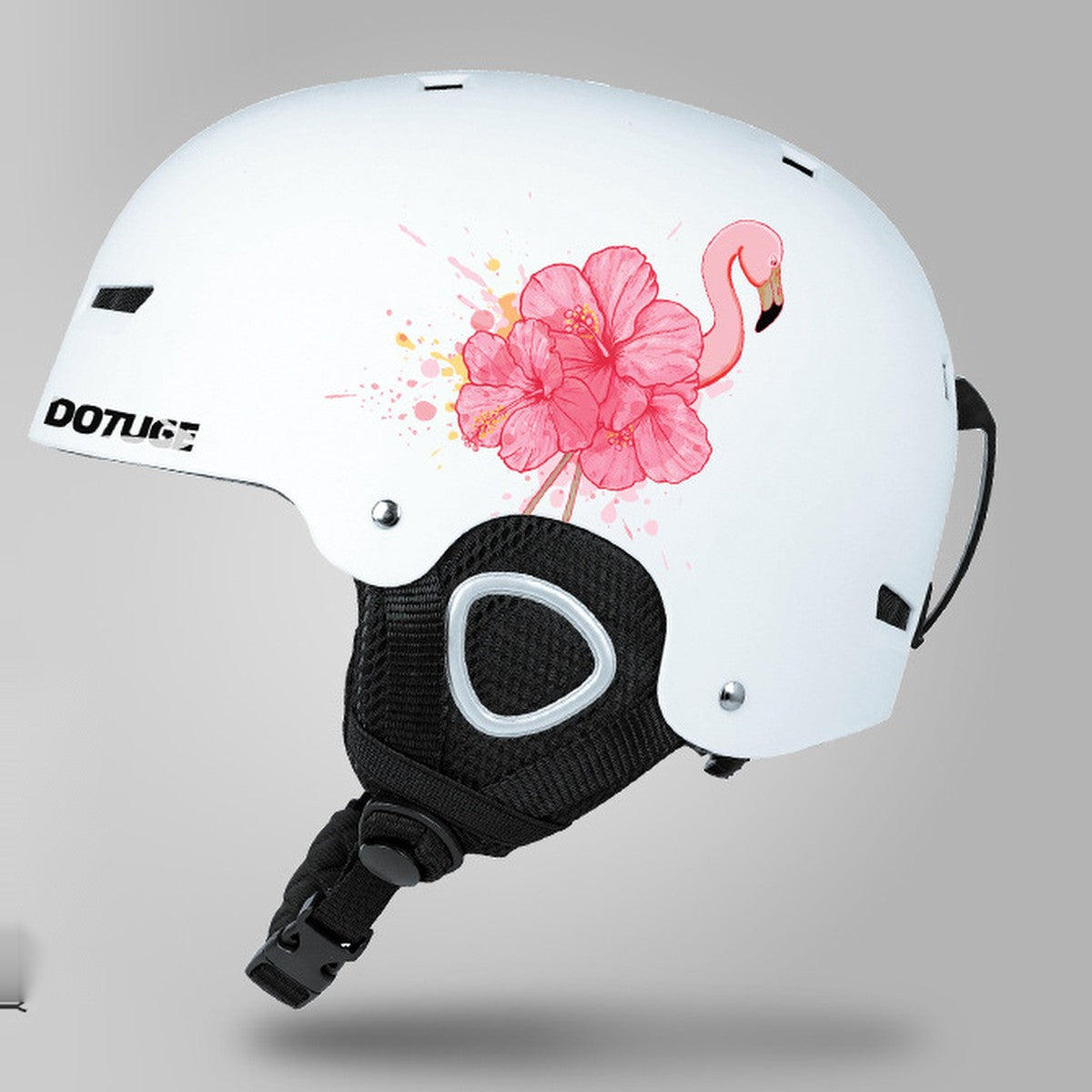 Summit Ski Helmet | Snowgest-White – Flamingo